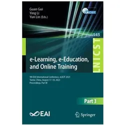 e-Learning, e-Education, and Online Training, Fachbücher von Yun Lin, Guan Gui, Ying Li
