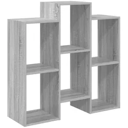 vidaXL Sideboard Graues Sonoma 90 x 30 x 90 cm