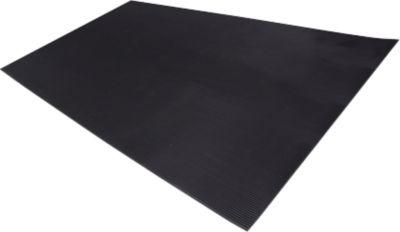 Gummiriefenmatte für Werkzeugschränke mit den Maßen B 1000 x T 500 mm