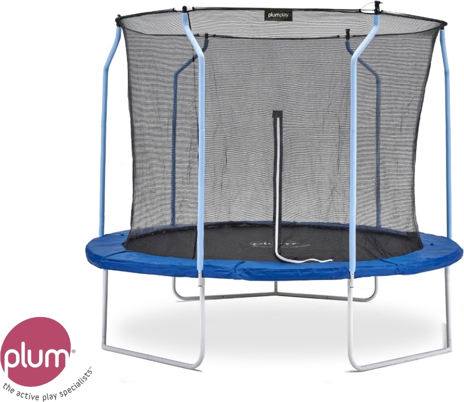 Plum Wave Springsafe Trampolin mit Sicherheitsnetz - 305 cm - Mit Nebel