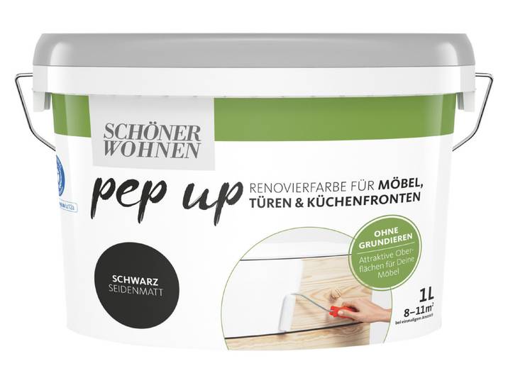 Schöner Wohnen PEP UP Renovierfarbe für Möbel und Türen 1 l 10 m²