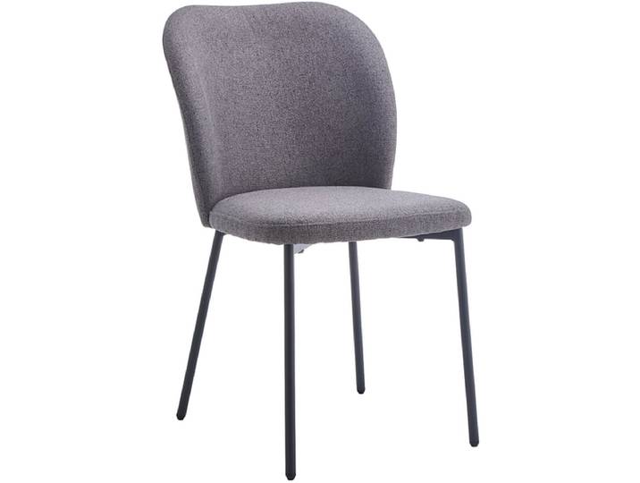 Stuhl MARIA Stoff grau