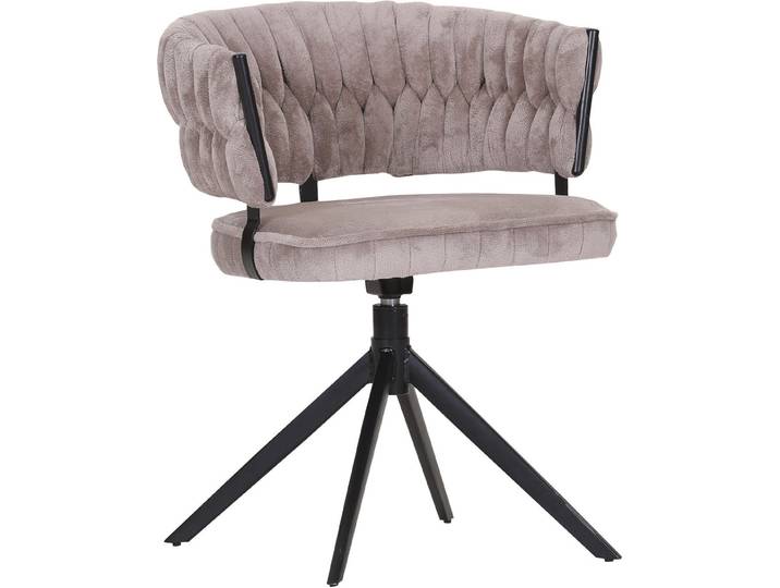 Esszimmersessel GUTMANN FACTORY, beige (natur), B:62cm H:76cm T:52cm, 100% Polyester, Sessel, Esszimmersessel