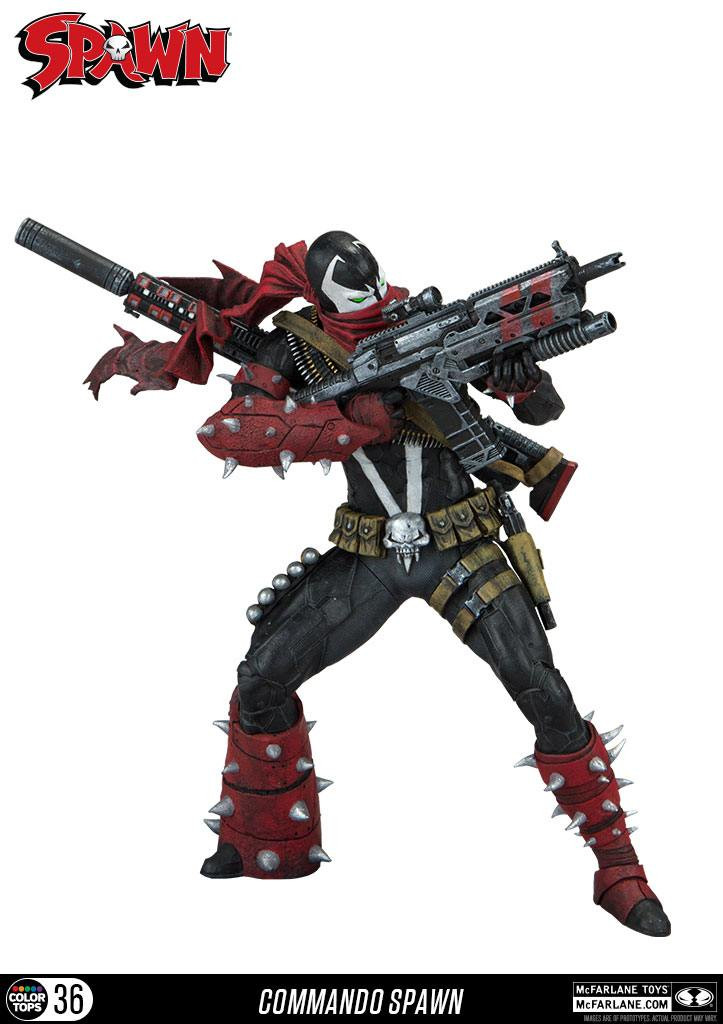 McFarlane Toys Spawn Color Tops Actiefiguur Commando Spawn, 18 cm, MCF99423-0