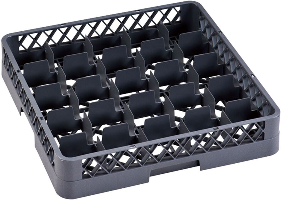 B2B Partner Koš do myčky na sklo, 500 x 500 x 100 mm, 25 segmentů, 90 x 90 mm