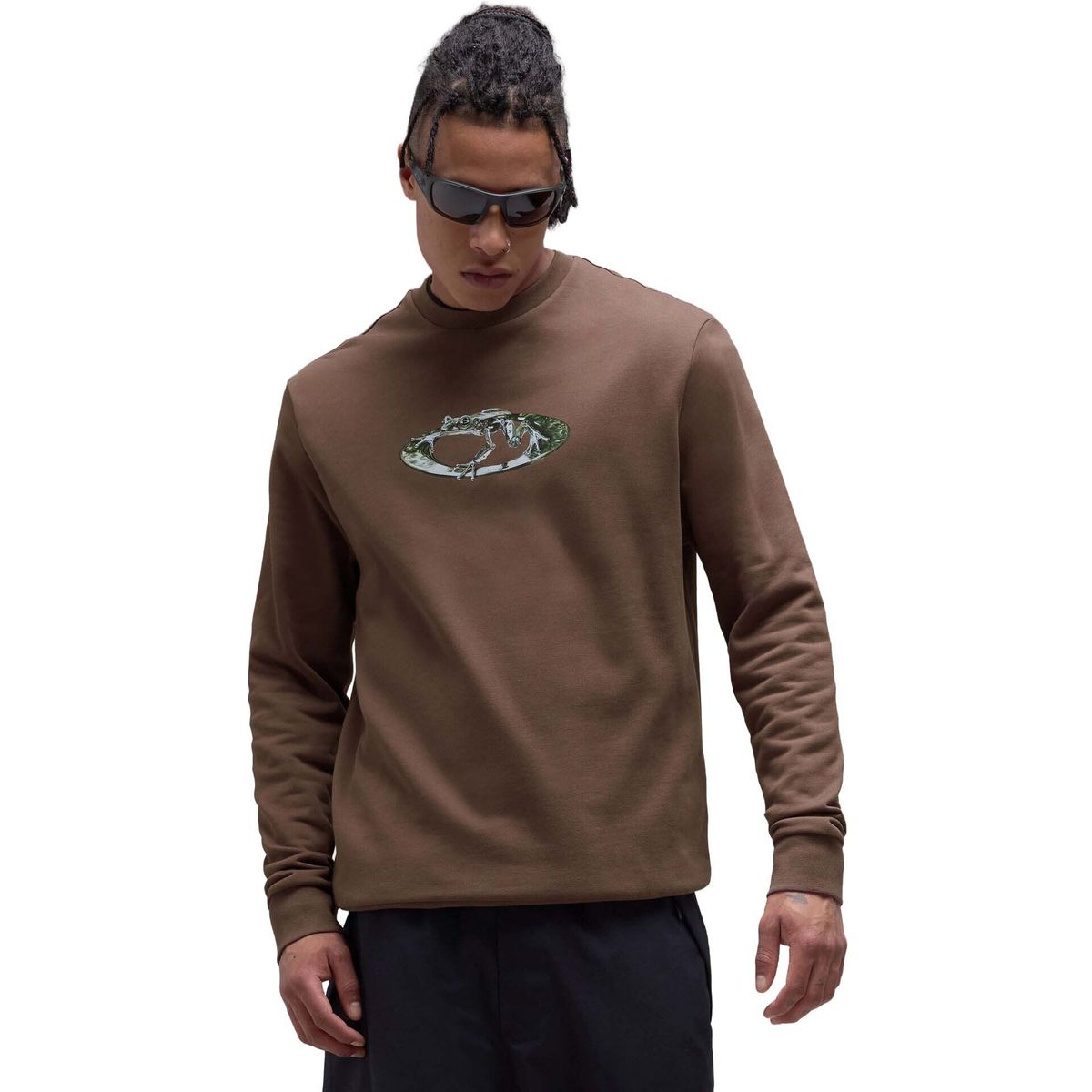 Oakley Animatronic Frog Crewneck dark umber (32T) L FOA408668-32T-L