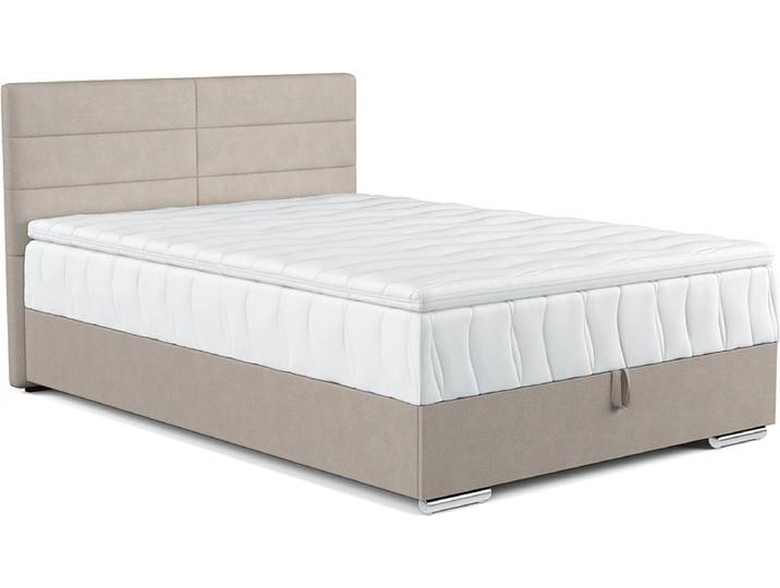 Kastenbett BEN II beige 120x200cm weich