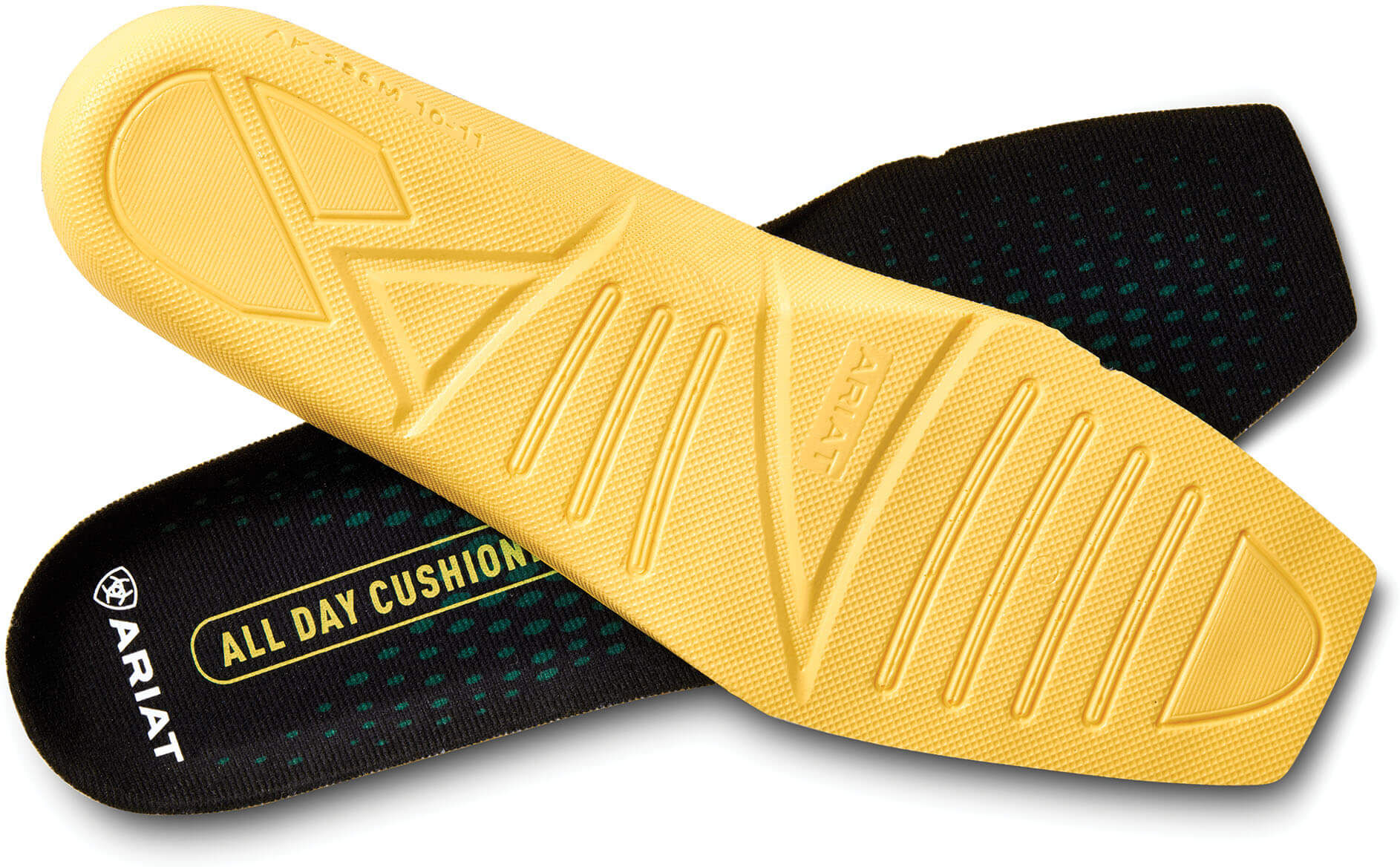 Men's All Day Cushioning Wide Square Toe Insole in Multi, Size: 9.5 by Ariat