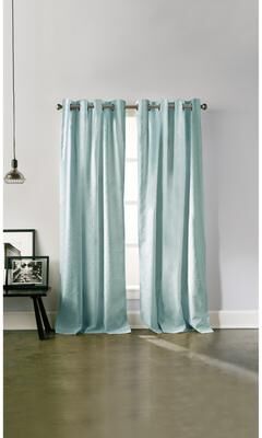 DKNY Chrysanthemum Floral Single Curtain Panel