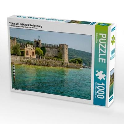 CALVENDO Puzzle TORRI DEL BENACO Skaligerburg | 1000 Teile Lege-Größe 64x48cm Foto-Puzzle für glückliche Stunden