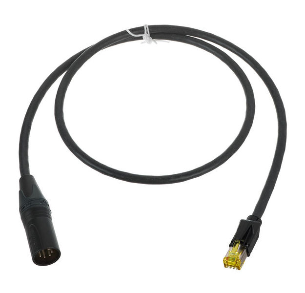 Sommer Cable CAT7 XLRm Adapter 1m black nero