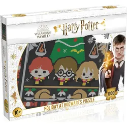 Harry Potter - Puzzle s 1000 dílky in ozdobné Box (Prázdniny in Bradavicích)