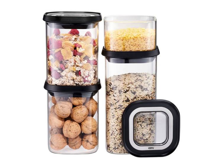 Boîtes de conservation PANTRY, set de 4 pcs