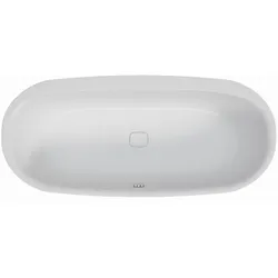 Hoesch iSENSI Oval-Badewanne 3837.010 180 x 80 cm, 182 l