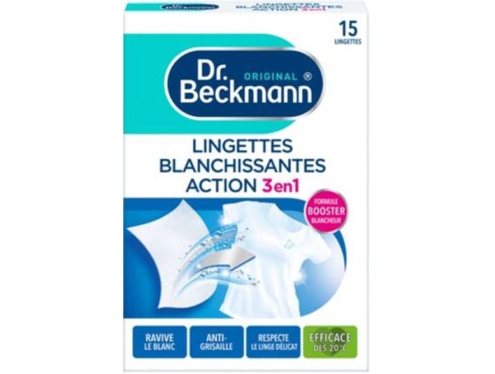 Dr Beckmann - Lingettes Lingettes Blanchissantes X15