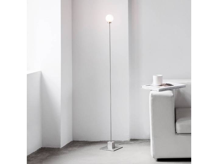 Northern Designer Stehlampe Snowball, dimmbar, alu / grau / zink, für Wohn- / Esszimmer, Metall, Design, Stehlampe