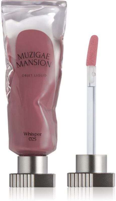 MUZIGAE MANSION Objet Liquid long-lasting liquid lipstick with matt effect shade 025 Whisper 6 ml