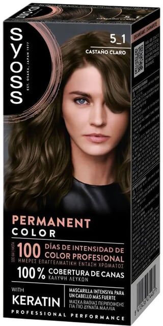 Syoss Tinta Permanent #5-1 - Castanho Claro