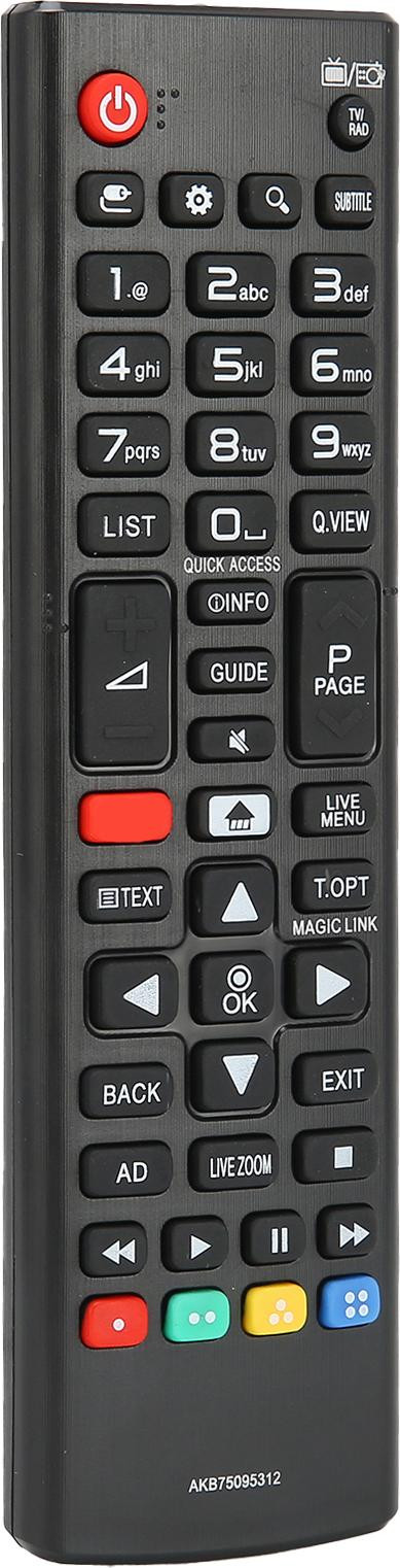 Cocosity Afstandsbediening met IVI-functie, TV-controller AKB75095312 voor LG LCD-televisies