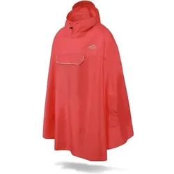 NORMANI OUTDOOR SPORTS Unisex Regenponcho wasserdicht Cherrapunji, Größe XXL/3XL in Rot Rot