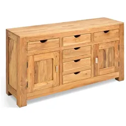 WOLFMÖBEL Sideboard Yoga Holz Braun Sheesham