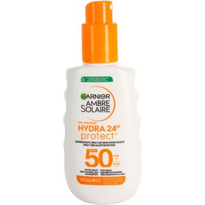 Garnier Sonnencreme Ambre Solaire Hydra 24h protect+, LSF 50, 150 ml, wasserfest