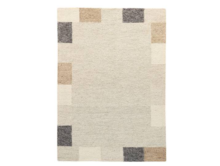 Natur Pur Tuftteppich Natur Loop 140x200 cm, Grau, Patchwork, Rechteckig, 140x200 cm, antistatisch, Teppiche und Böden, Teppiche, Hochflorteppiche & Shaggys