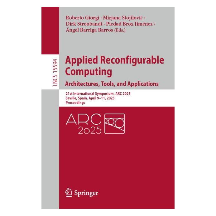 Springer Stroobandt:Applied Reconfigurable Compu (Englisch, Dirk Stroobandt) (56564512)