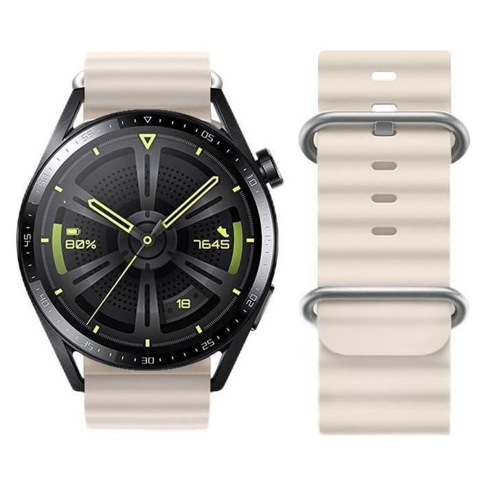 Forcell Strap F-DESIGN FS01 strap for SAMSUNG Watch 20 mm star light (Silikon) (FS01-BE)