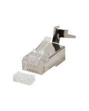 LogiLink Netzwerkanschluss RJ-45 M abgeschirmt 8 mm CAT 7a Packung mit 10 (MP0030)