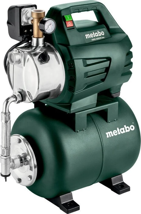metabo HWW 4000/25 Inox (600982000) Hauswasserwerk (grün/schwarz, 1100 Watt)