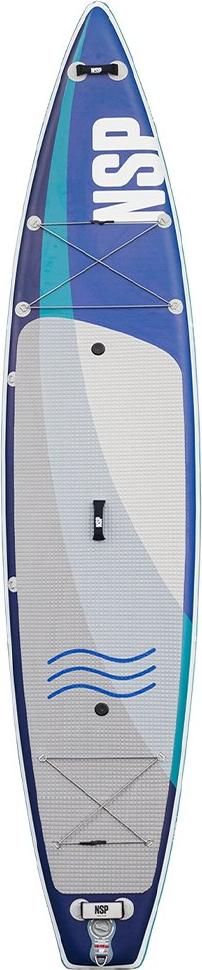 Nsp O2 Touring Fs 12'6'' Aufblasbares Paddle-surfboard Blau 381 cm / 76.2 cm Blau 381 cm