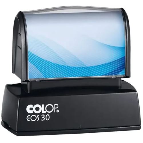 COLOP Textstempel, individualisierbar EOS 30 selbstfärbend blau, schwarz, rot ohne Logo