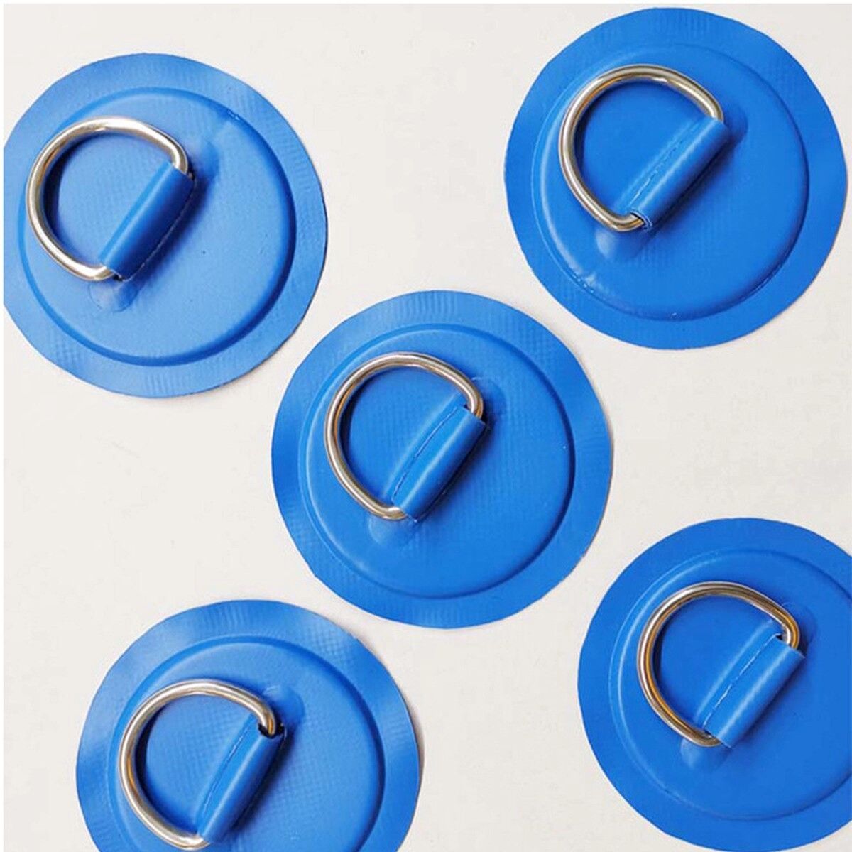 INF Kajak D-Ring Befestigungen 4er-Set – PVC- und Edelstahlhalter für Kajak, Schlauchboot, Surfboards und Paddleboards