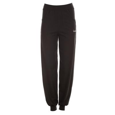 Trainingshose WINSHAPE "WH12", Damen, Gr. M, Normalgrößen, schwarz, 90% Baumwolle, 10% Elasthan, Hosen Trainingshose, 3/4-Trainingshose