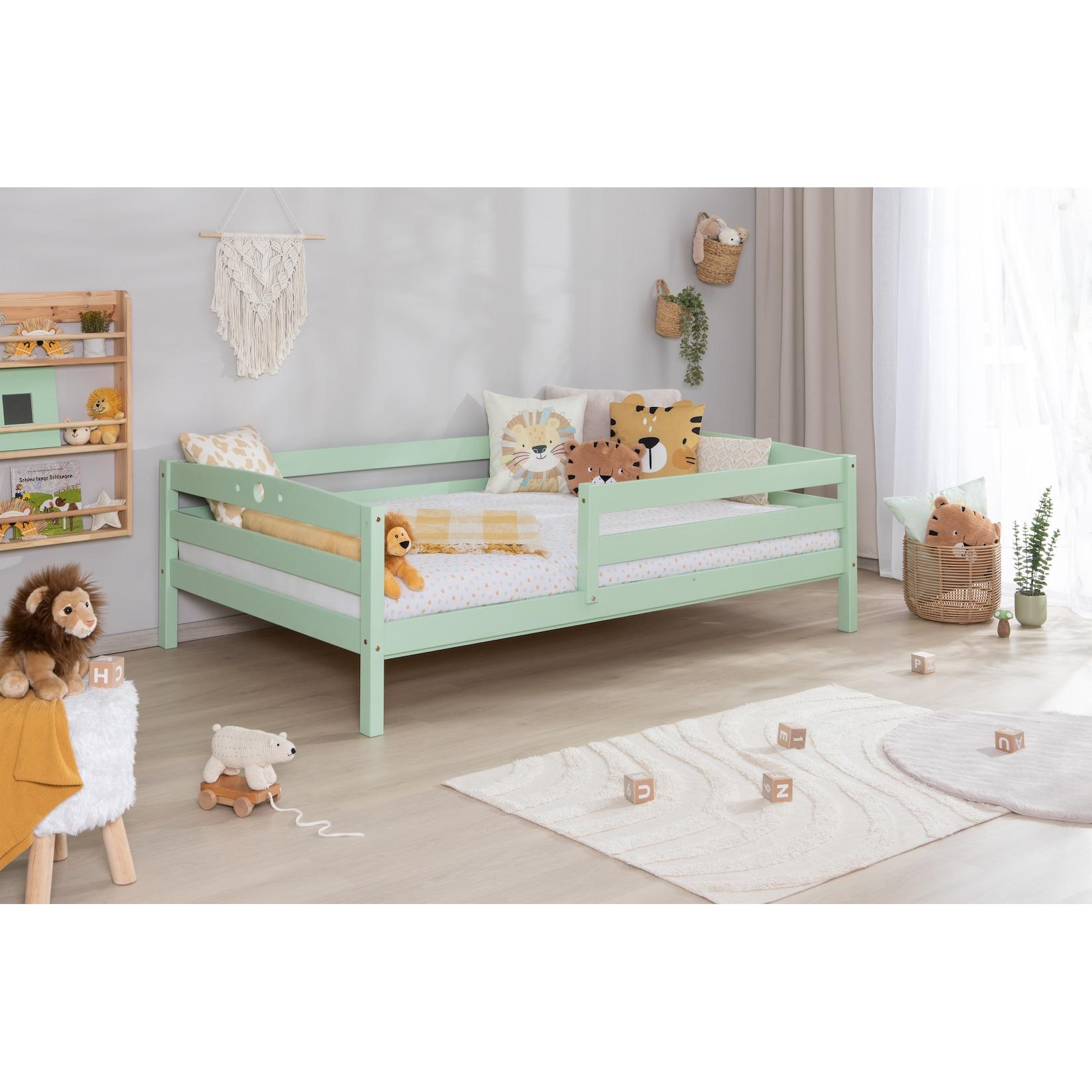 TiCAA Einzelbett „Eli“, Kinderbett, Jugendbett, Schlafzimmer, Kinderzimmer