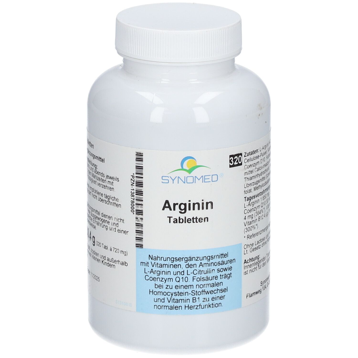 Arginin Tabletten 320 St