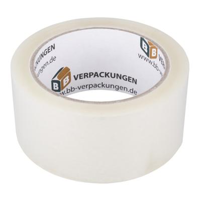 BB-Verpackungen GmbH 72 x Klebeband (4,8 cm x 66 m) transparent Packband Paketband Kleberolle leise abrollend klebstark BB-Verpackungen PP28