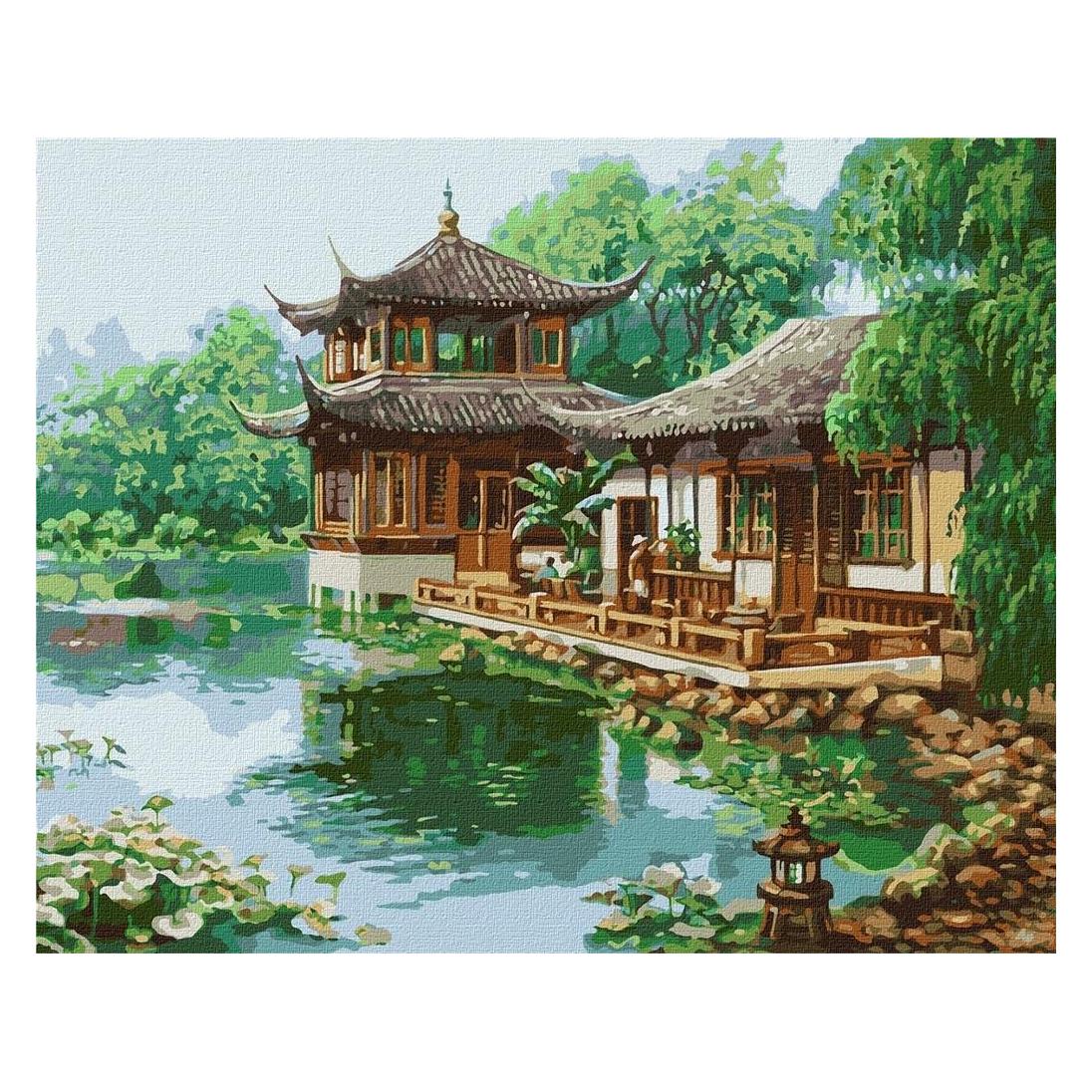 Twoje Hobby Malen nach Zahlen - Chinesisches Haus (53973805)