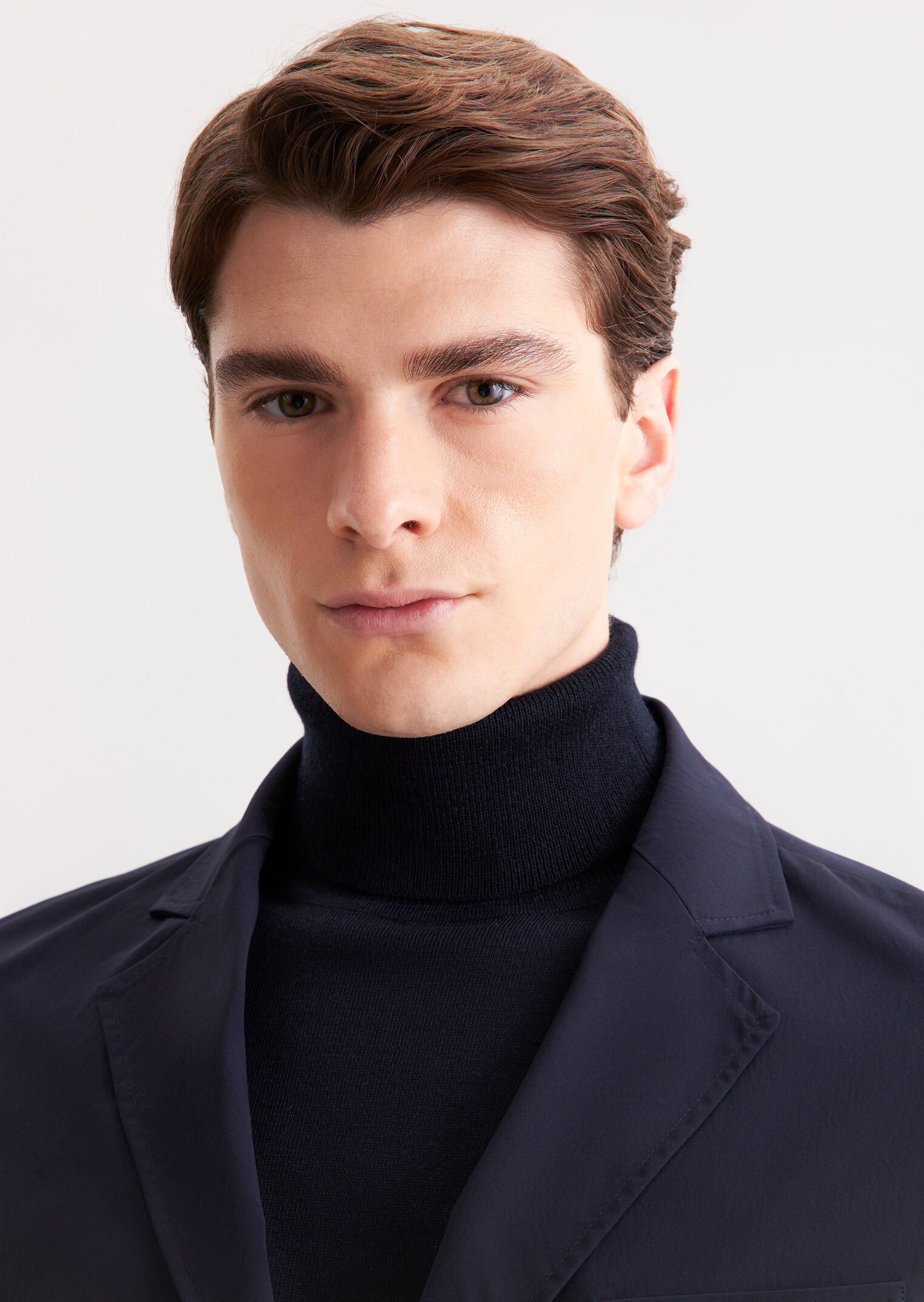 Jackett SEIDENSTICKER, Herren, Gr. S, blau (dunkelblau), 100% Polyester, unifarben, regular fit, Sakkos Jackett, 1/1 Uni dunkelblau S