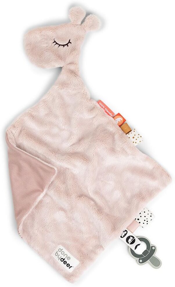 Schmusetuch DONE BY DEER "done by deer Raffi", Baby, rosa, Baumwolle, Polyester, Schnuffeltücher Schmusetuch rosa Einheitsgröße