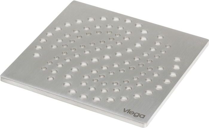 Viega Advantix Rost 492359 Visign RS4, 143 x 143 mm, Edelstahl massiv