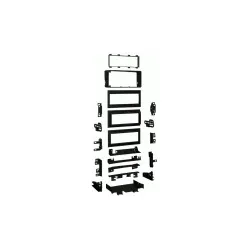 1-DIN Radioblende GM diverse Fahrzeuge schwarz 281238-07-1 (Metra 99-4644)