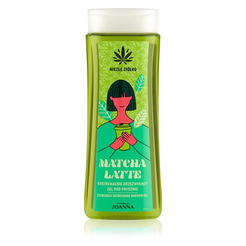 Joanna Extrem erfrischendes Duschgel Feuchtigkeitsspendendes Duschgel Aromatischer Matcha-Latte-Duft Sanft (300 ml) (45861540)