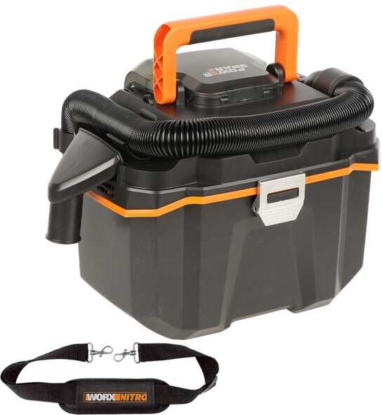 Worx Nitro WX031.9 - Tragbarer Akku-Nass-Trockensauger - OHNE BATTERIEN UND LADEGERÄT