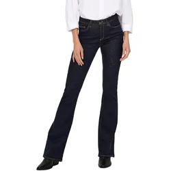 ONLY Blush Flared Jeans in Rinse-Waschung-M-L32