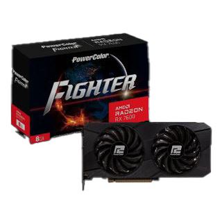 8GB PowerColor Radeon RX 7600 Fighter V2 Aktiv PCIe 4.0 x16 (x8) (Retail)