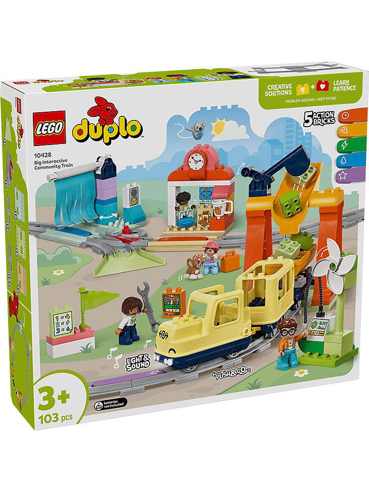 LEGO® DUPLO®: Town Große interaktive Eisenbahn - ab 3 Jahren - onesize