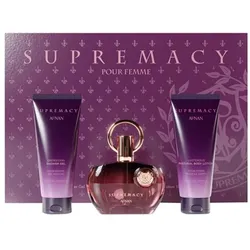 Afnan, Beauty Geschenkset, Supremacy Purple EDP 100ml Duschgel 100ml Körperlotion 100ml (Körperpflegeset, Parfum Set)