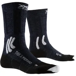 X-SOCKS Trek X Merino Trekkingsocken midnight blue/arctic white 39-41